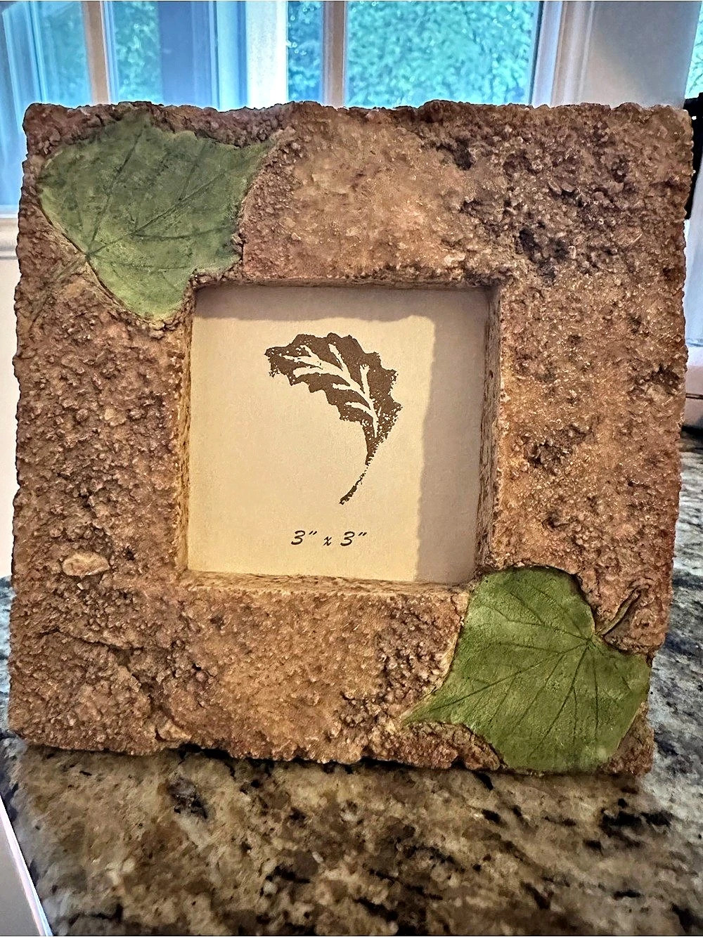 Import Collection Rustic Brown & Green Picture Frame